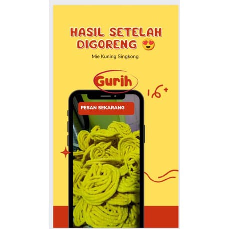 

Snack Jadul Krupuk mie kuning Gobras Bulat mentah tergurih,renyah, banyak siap goreng