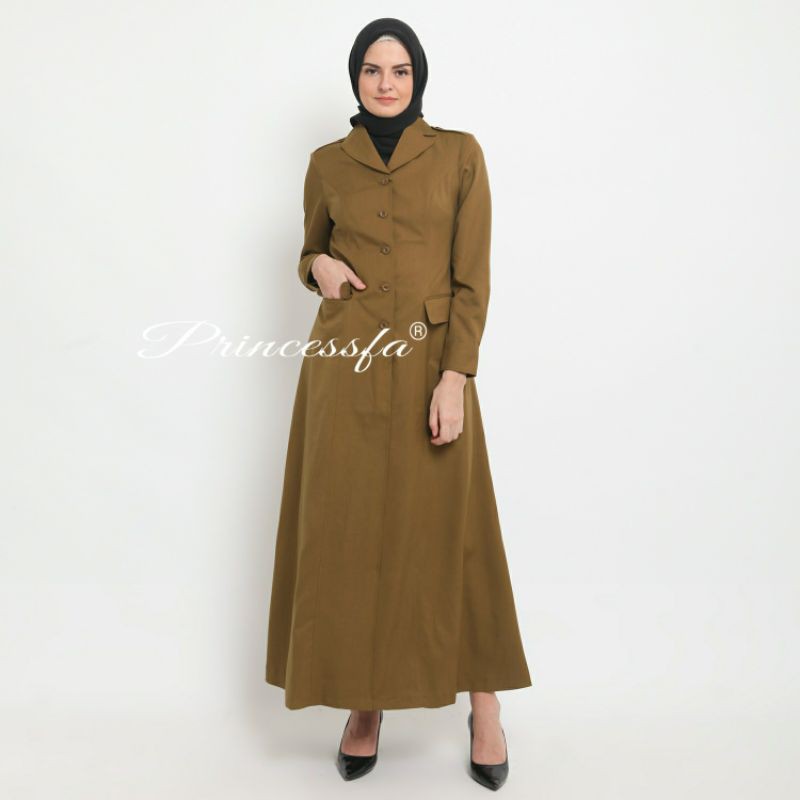 gamis PNS / gamis Pemda /gamis guru / princessfa / gamis princessfa