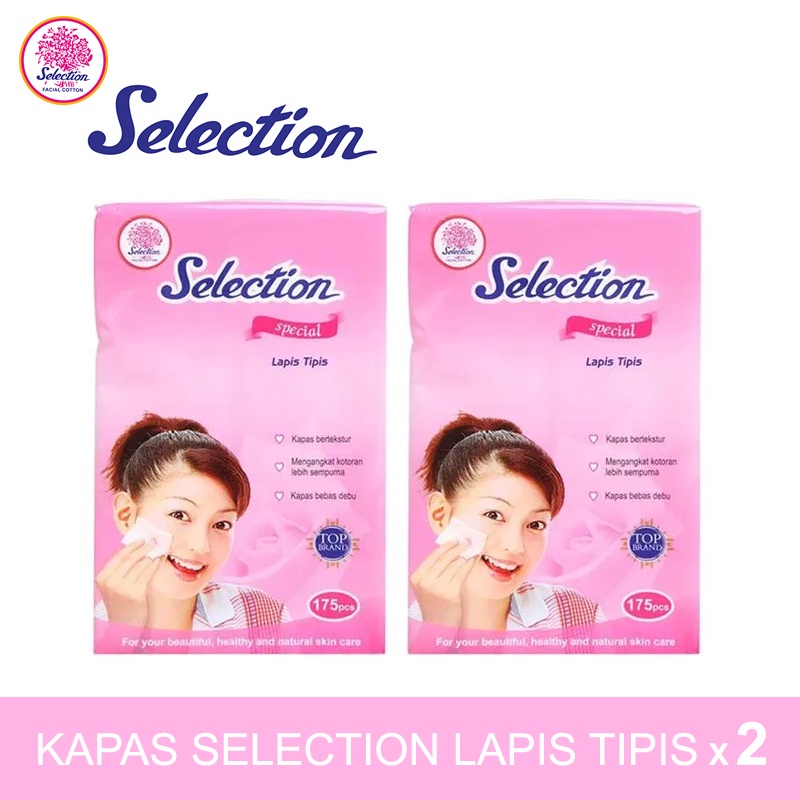 Bundle 2pcs - Selection Kapas Special Lapis Tipis 175pcs