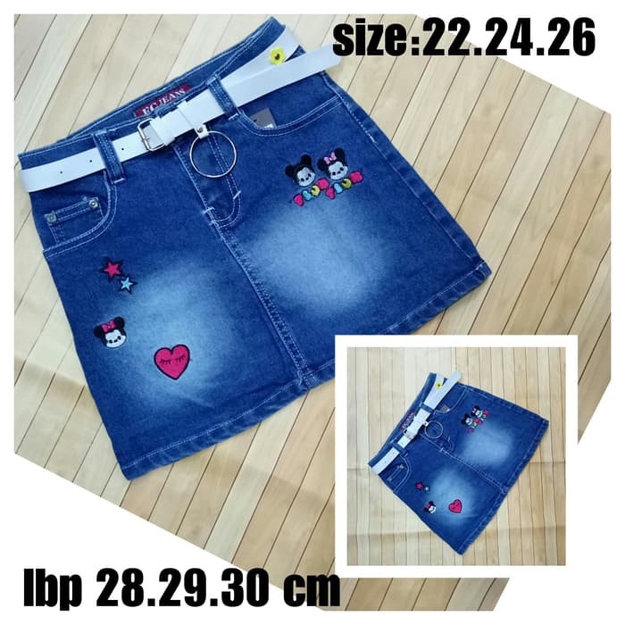Rok Anak Perempuan - Rok Celana Anak - Basic Skirt Rok Tutu Rok Jeans Anak Perempuan / Levis Model