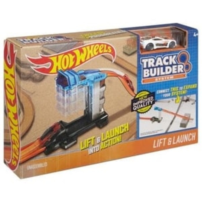 hot wheels track builder spin launch