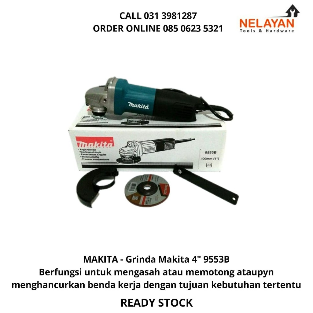 Makita - Grinda Makita 4" 9553B