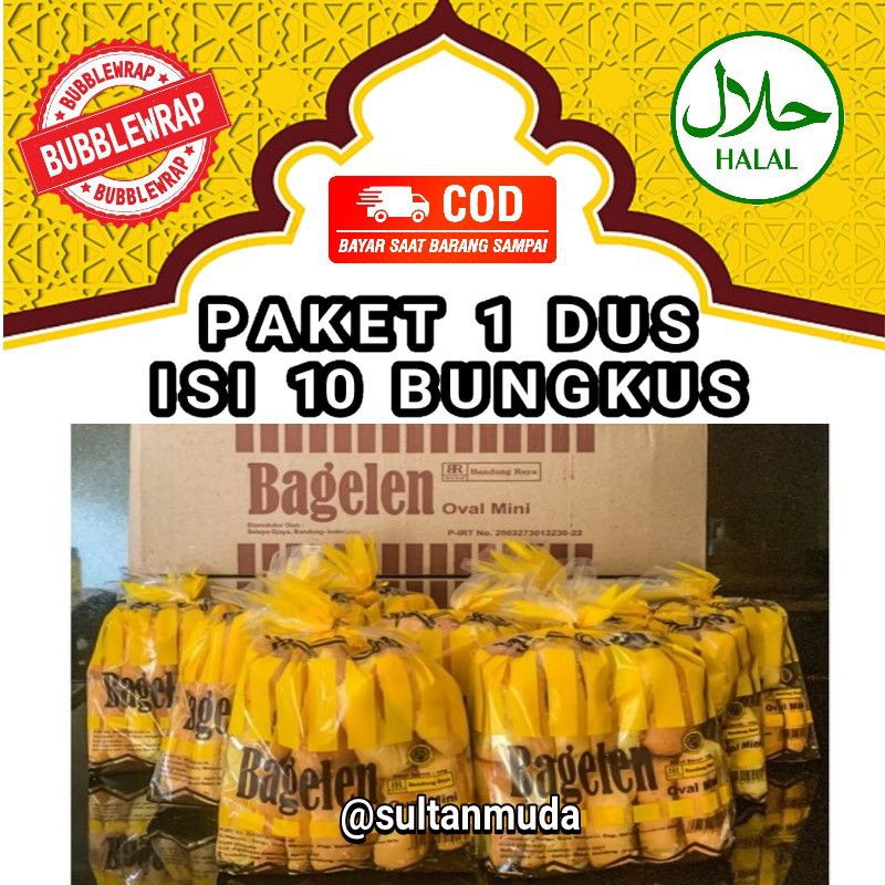 1 Dus isi 10 bungkus roti bagelen asli bandung raya