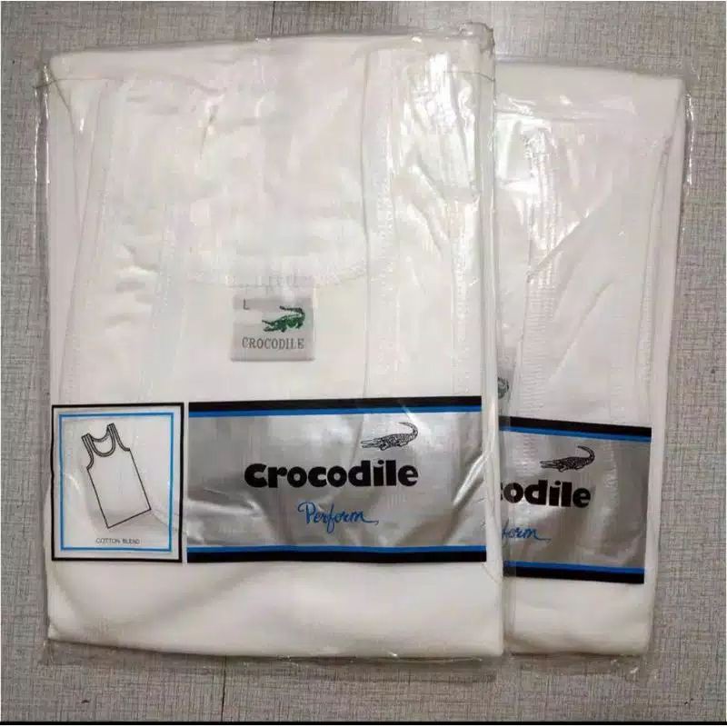 CROCODILE KAOS SINGLET KATUN 801V SALUR Putih