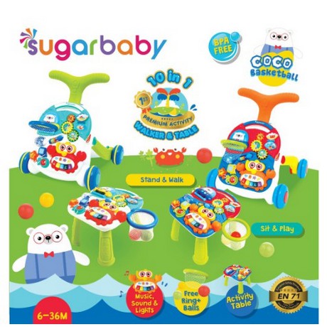 Sugar Baby Walker &amp; Table Push Walker Baby Walker Mini Car