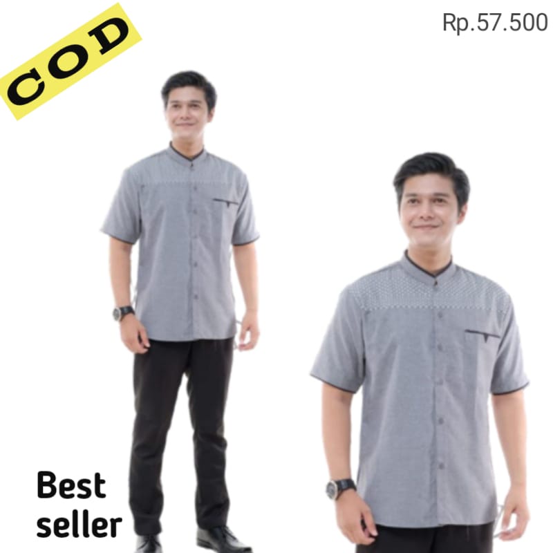 Baju Koko Sultan Pria Lengan Pendek  Katun Termurah Terlaris Fashion Muslim Pria Terbaru  Bisa Cod