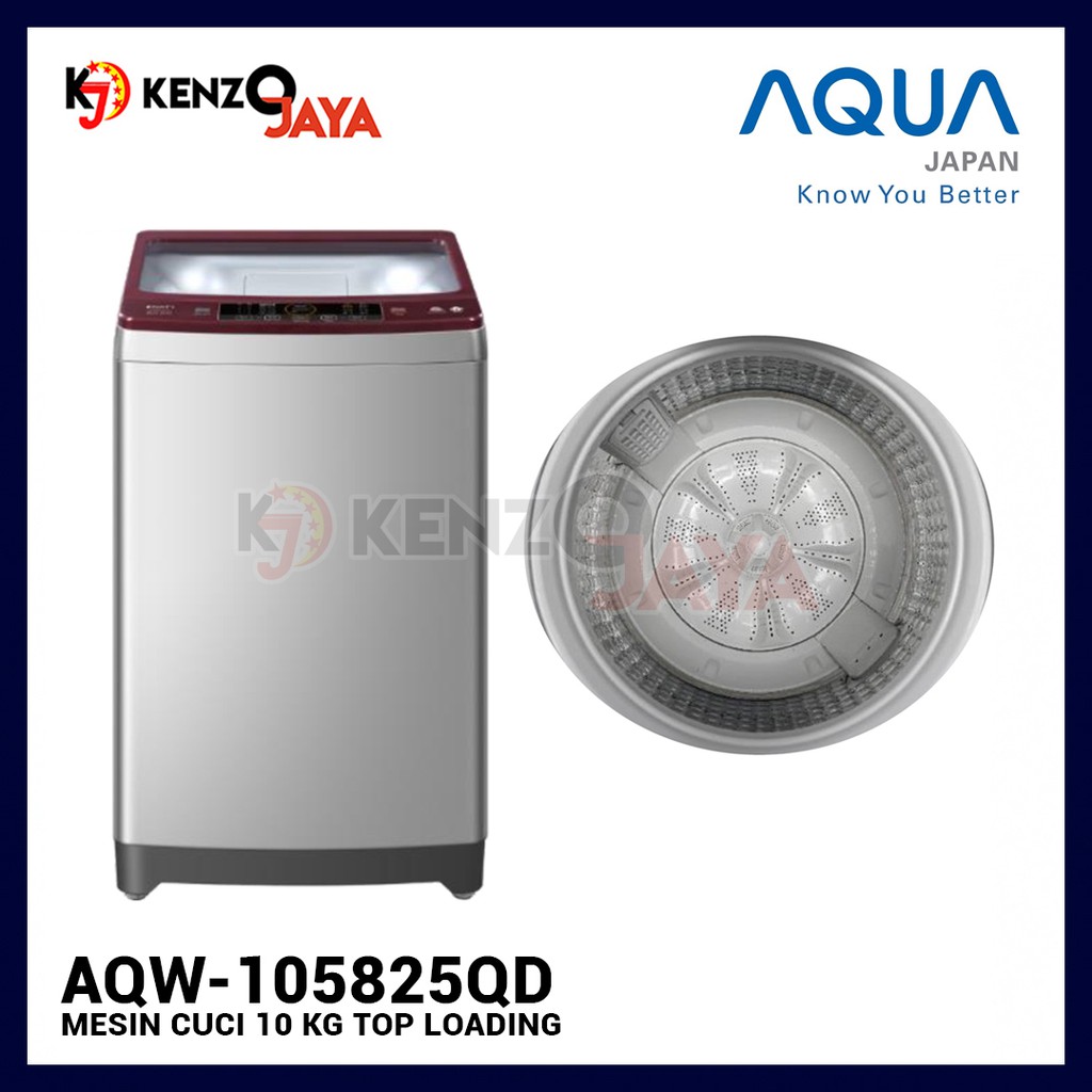 Mesin Cuci 1 Tabung 10 Kg AQUA AQW-105825QD