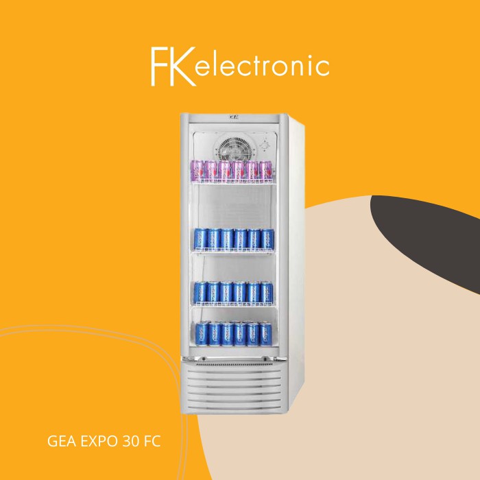 SHOWCASE GEA EXPO-30 FC LEMARI PENDINGIN