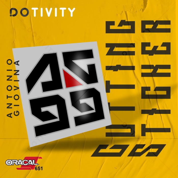 

Cutting Sticker F1 DRIVER - ANTONIO GIOVINA 2 Colors