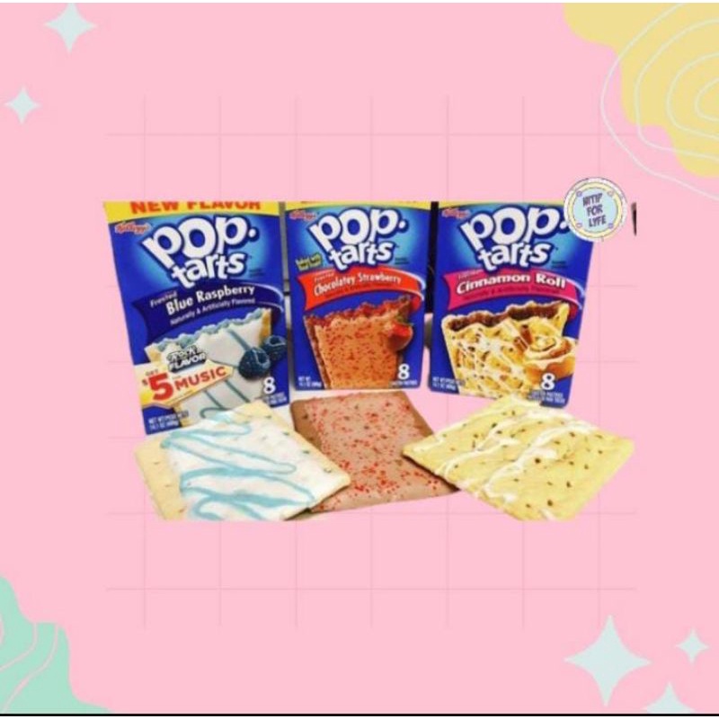 

Kelloggs Pop Tarts 16 toaster pastries - pastri impor isi 16 pastri - Froot Loops