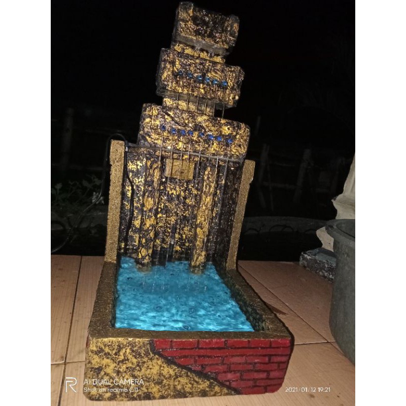Air Terjun Mini/Waterfall/Aquascape/Dekorasi Minimalis