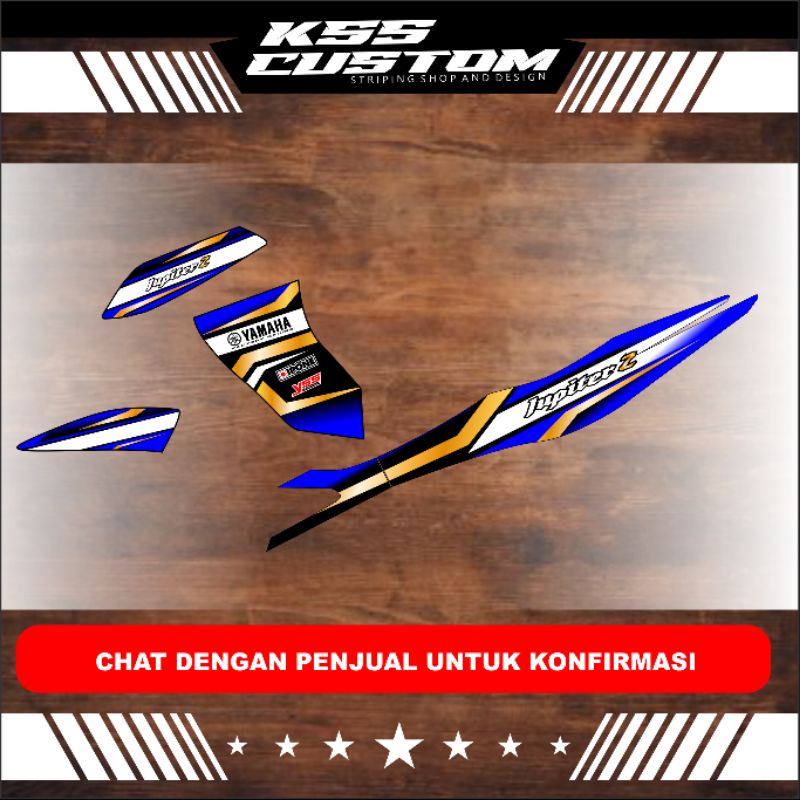 striping jupiter z variasi - striping jupiter road race - stiker jupiter