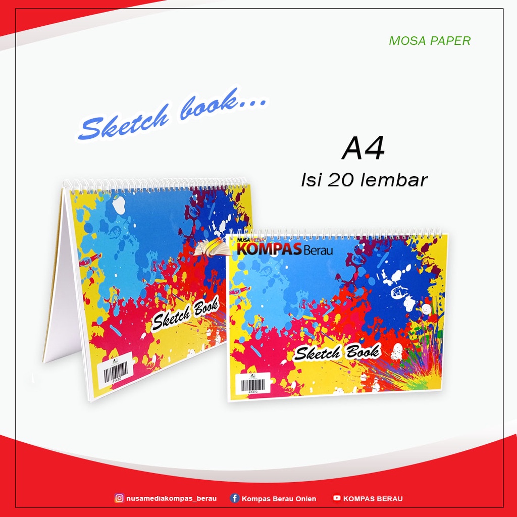 Jual Sketchbook/buku gambar sketsa A4 Shopee Indonesia