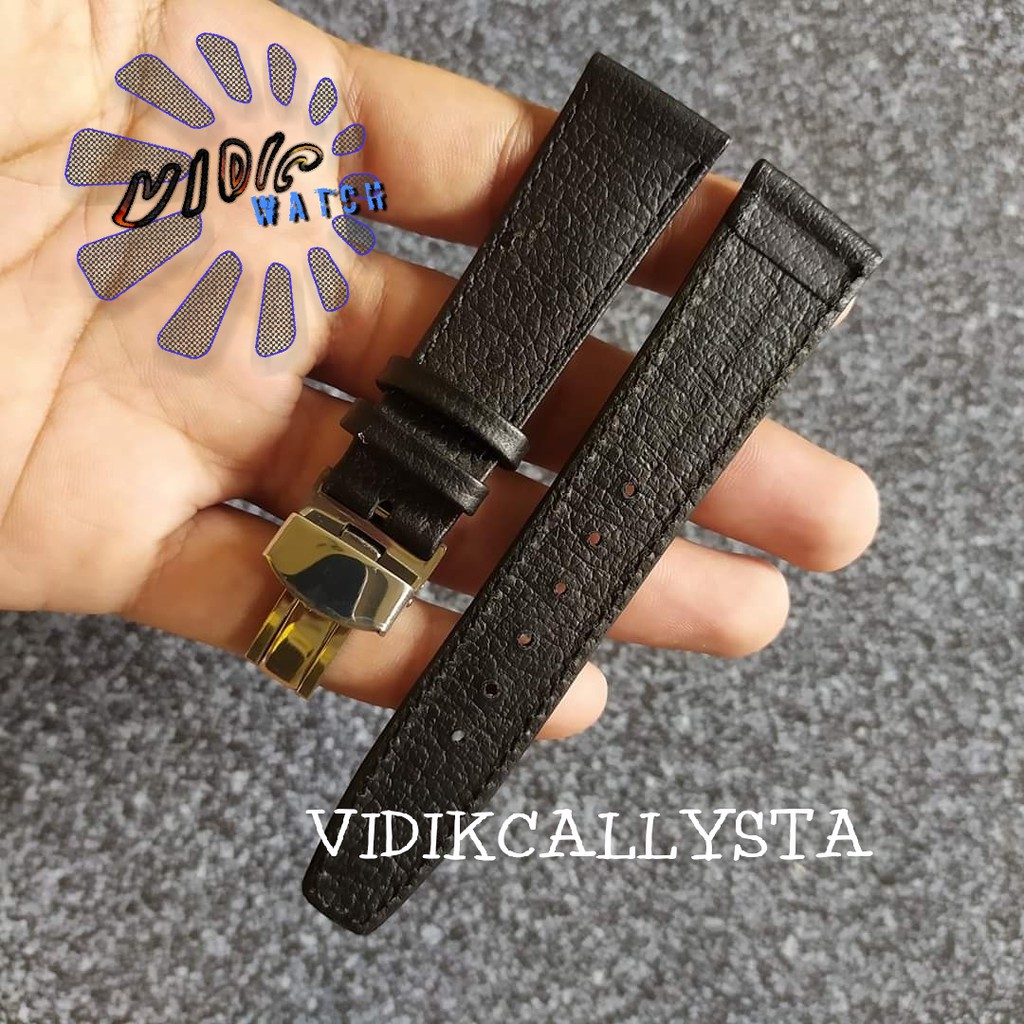 Tali jam tangan Kulit asli leather strap seiko Rolex 20mm