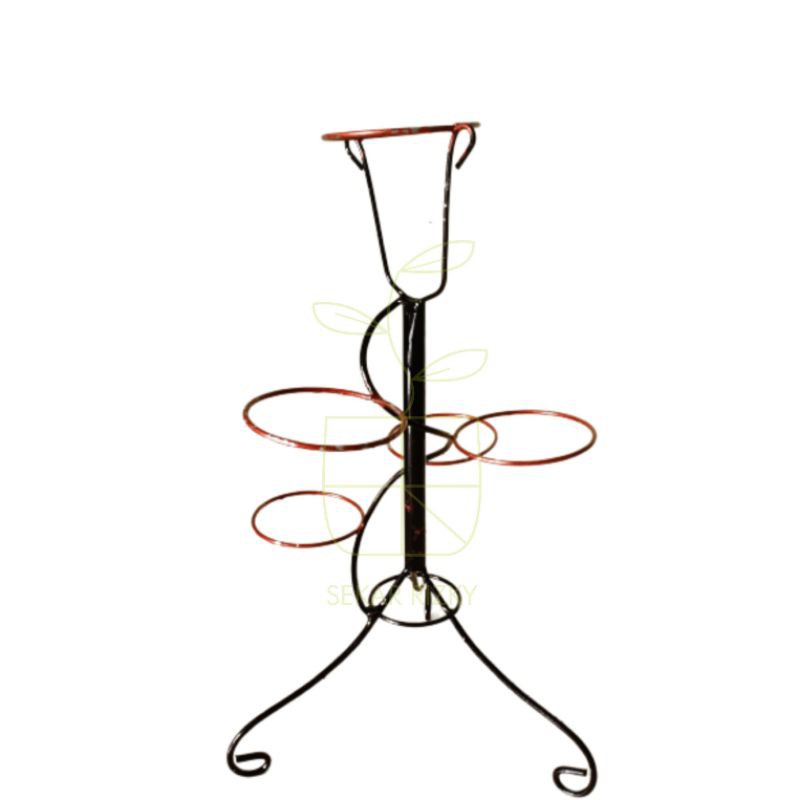 Rak pot besi kaktus 5 susun