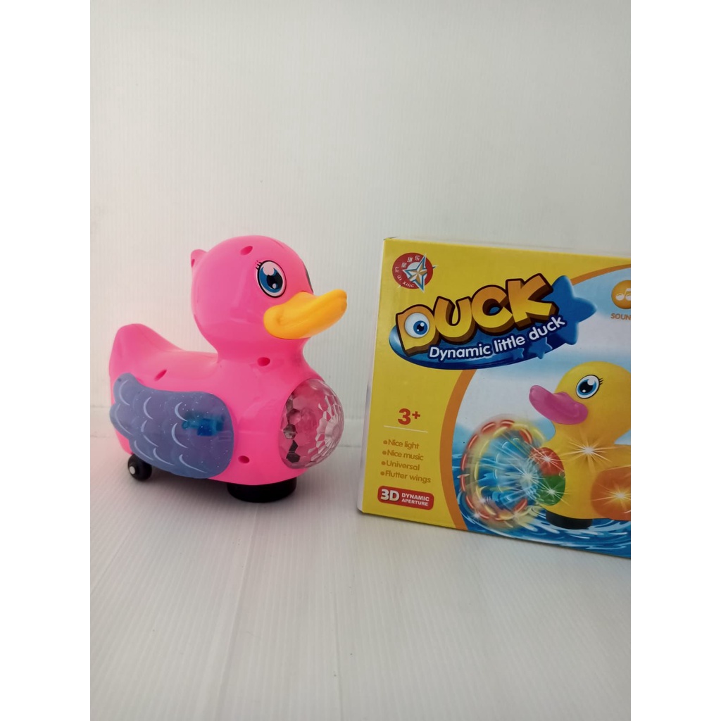 MAINAN ANAK BEBEK DYNAMIC 3D LITTLE DUCK cock -307 bump and go