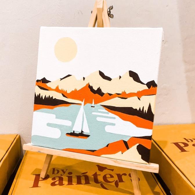 

Paint By Number Peninsula | Bypainters | Painting Set | 20X20Cm Kanvas