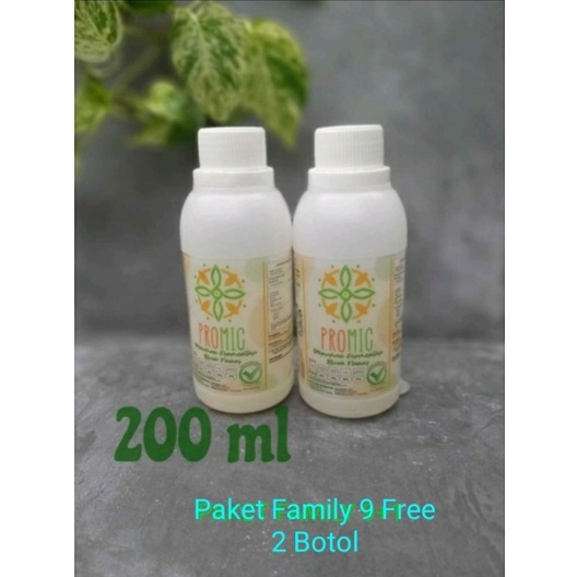 PROMIC Paket 9 Free 2 Botol/ Biang Probiotic Microbs/ Minuman Probiotik 200 ml