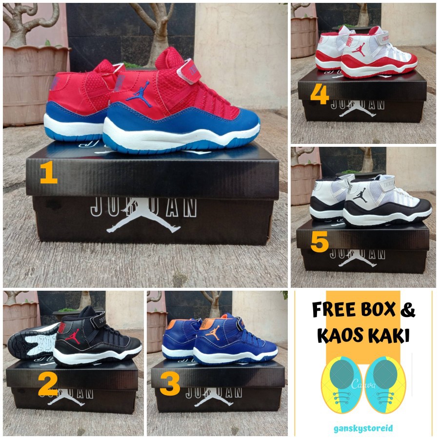 SEPATU ANAK JORDAN 11 PREMIUM HIGH QUALITY SEPATU ANAK LAKI LAKI