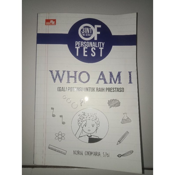 

preloved buku ori 3 ini 1 the series of personality tes who am i