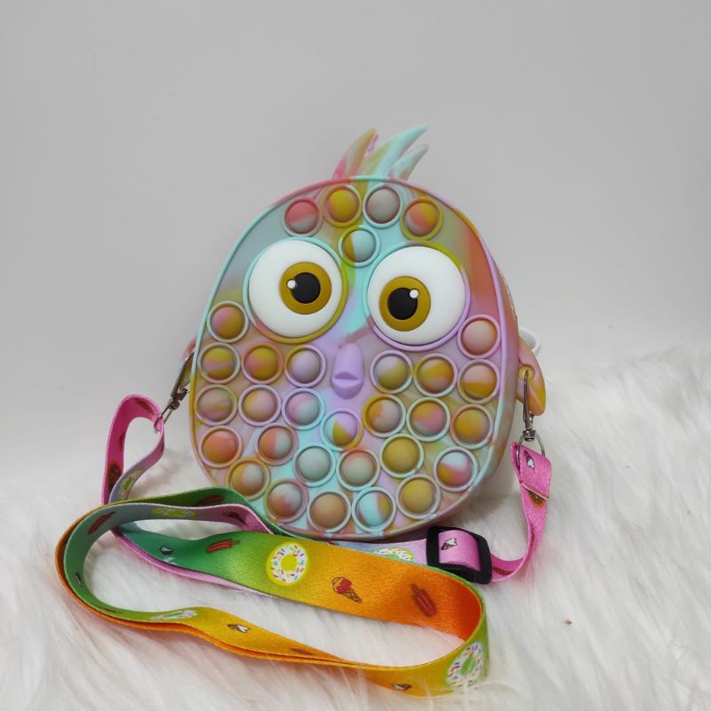 Tas Pop It Owl LED