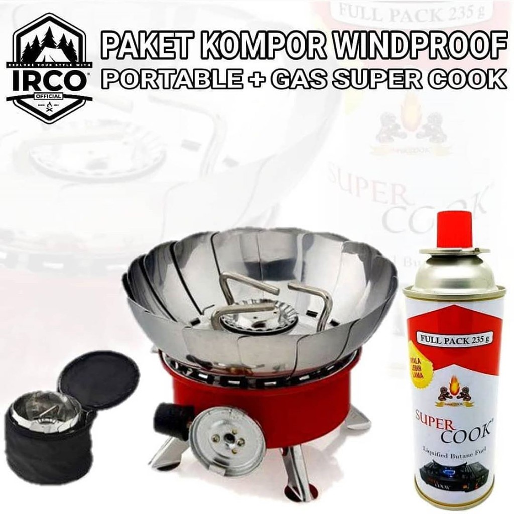 KOMPOR WINDPROOF - ALAT SURVIVAL - ULTRALIGHT STOVE - KOMPOR OUTDOOR