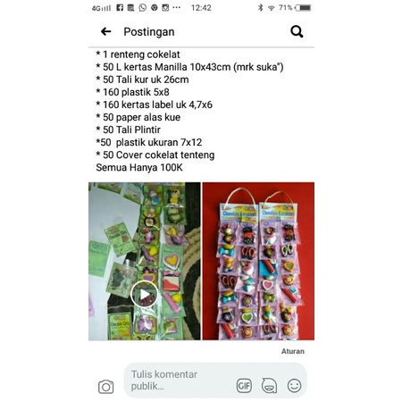 

Custom, Mix Paket rencengan dan Tentengan