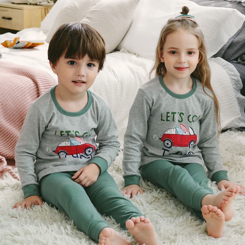 MV_Marvelouz MV70PJ071 Baju Tidur Set Anak Motif Karakter Unisex Terbaru 1kg bisa 4 pcs supplier baju import PJ071