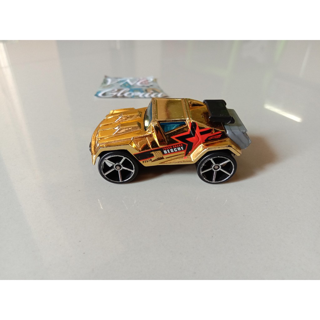 Hot Wheels New Race Gold Chromes Loose Rare RD-05 Thailand  Hotwheels HW RD05 Balap Langka RD 05