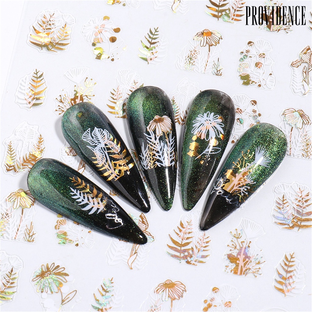 Providence Stiker Nail Art / Manicure Ultra Tipis Multi Motif Untuk Wanita