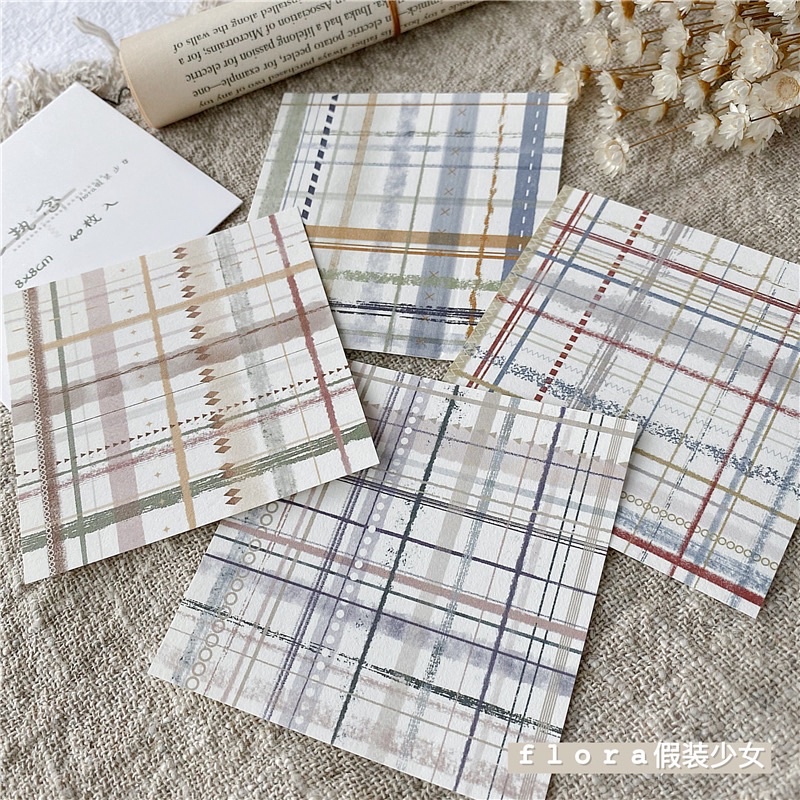 

Flora Grids Pattern Paper Journal
