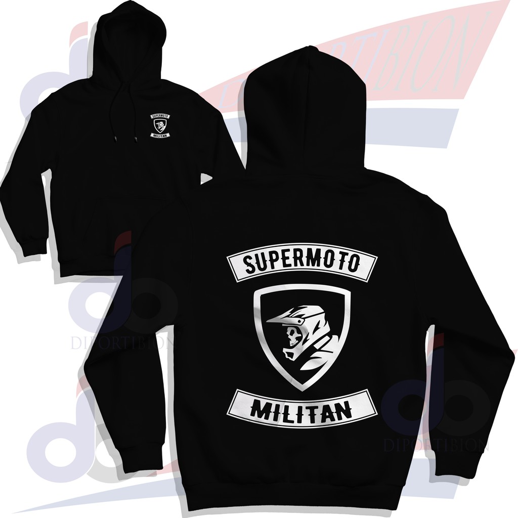 HOODIE JUMPER SUPERMOTO MILITAN / SUPERMOTO MILITAN GRAPHIC HOODIE