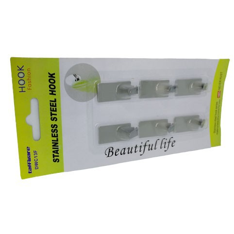 Taffware Gantungan Serba Guna Adhesive Tape isi 6 PCS DWC13F