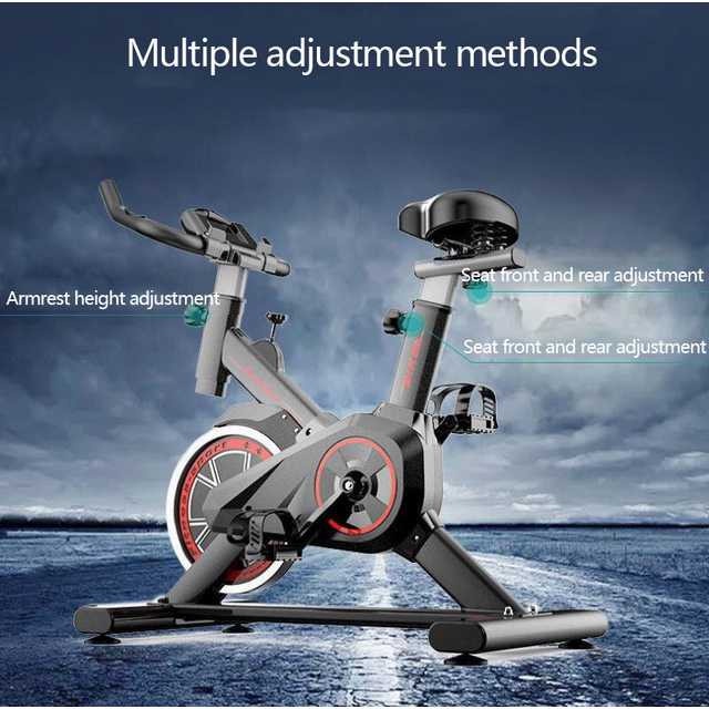 Sepeda Statis Fitnes Spinning Bicycle Exercise Indoor Gym Bike LCD