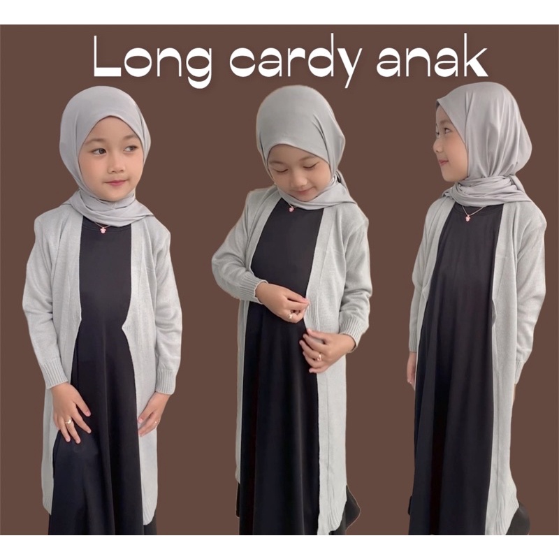 LONG CARDY ANAK / OUTER ANAK / KARDIGAN ANAK