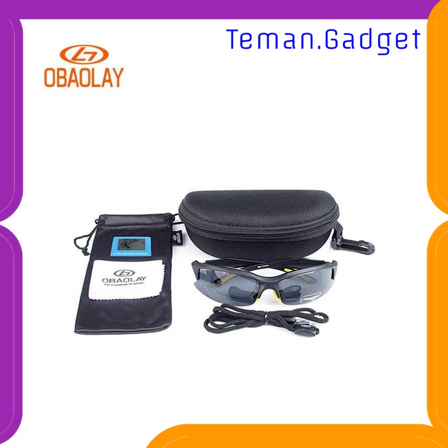 TG-IB277 OBAOLAY KACAMATA SEPEDA POLARIZED SUNGLASSES UV400 - SP0879
