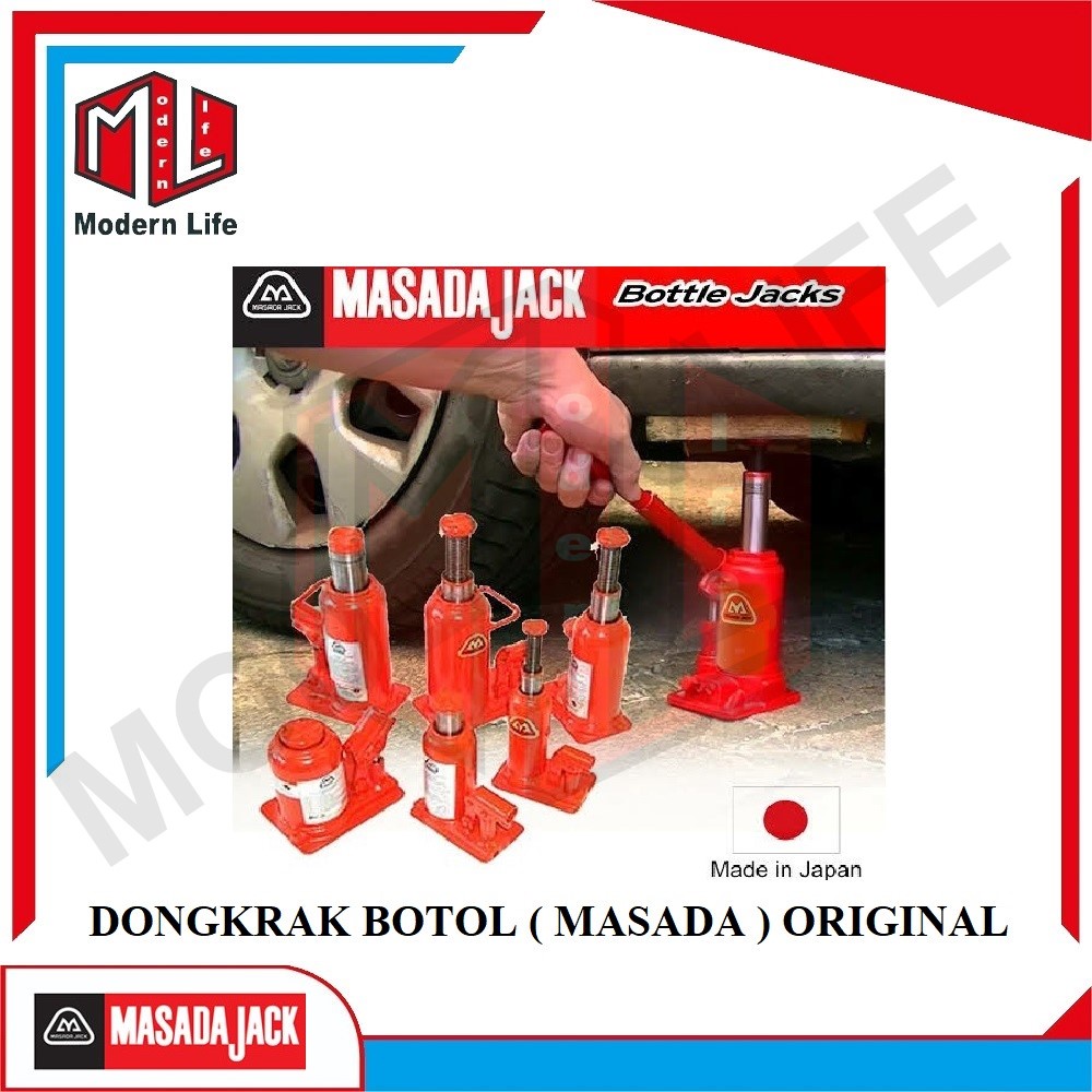 Masada 15 TON - Dongkrak Botol 15 Ton MH-15