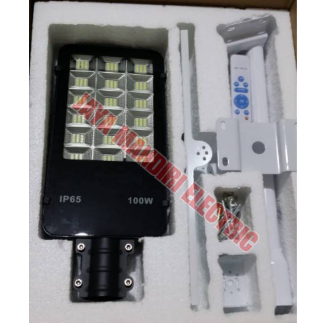 LAMPU JALAN LED TENAGA SURYA / 100WATT PJU SOLAR PANEL 100 WATT 100W