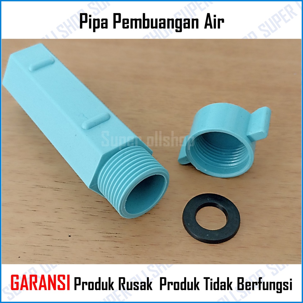 Afur / Tutup Bak / Sok Bak / Sumbat Bak Mandi PVC 3/4&quot; / Sumpetan Pipa Bak Mandi 1 Inch Murah