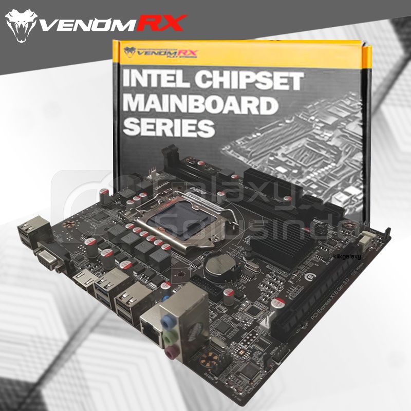 VenomRX Intel H110 (LGA1151, Intel H110, DDR4) Micro ATX Mainboard