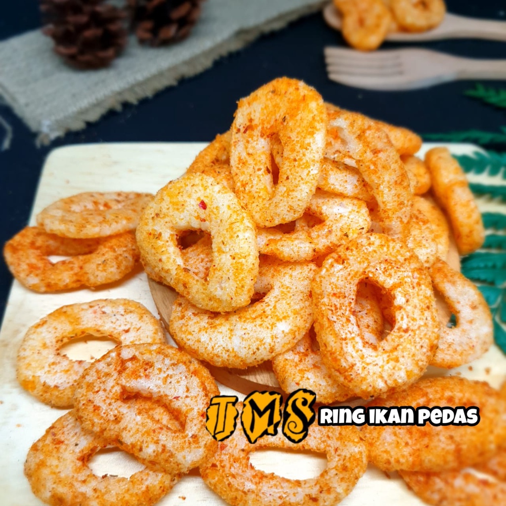 

TMS Snack Ring ikan Pedas 250 Gram EXP aman