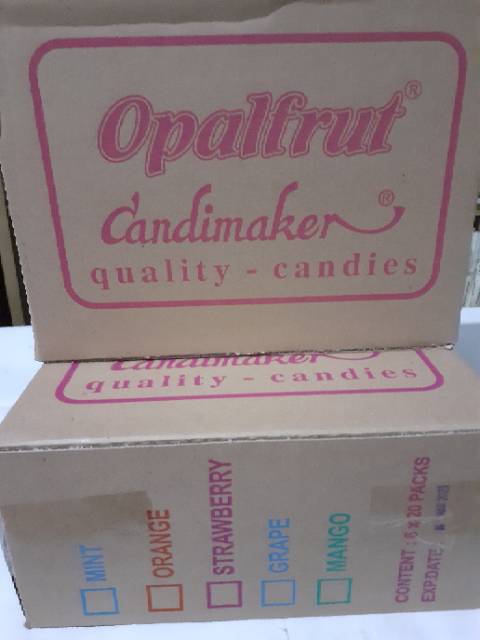 Permen Jadul Candy Maker OpalFrut box isi 20 pcs