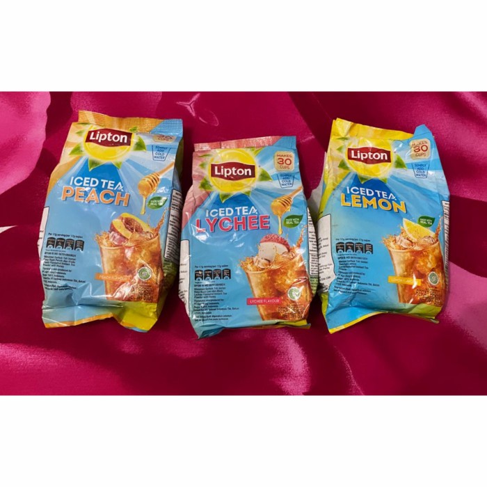 

B0621D Lipton Ice Tea Mix Lemon / Mix Peach / Mix Lycee 510G - Lemon 054