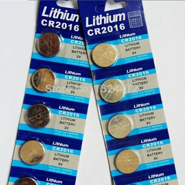Baterai Kancing Lithium CR2016 3V (10 PCS)