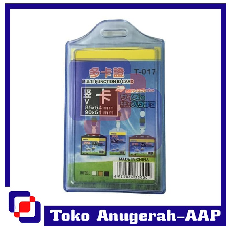 

Tempat ID Name Tag Bolak Balik T017