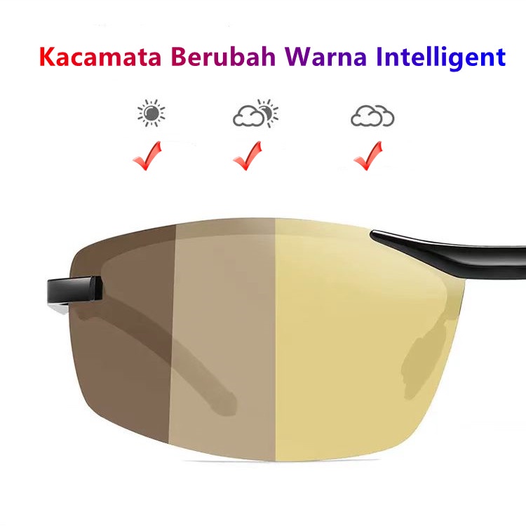 kacamata night vision Pria/Wanita-Fashion-Retro Vintage Metal-Sunglasses-Import-Korea