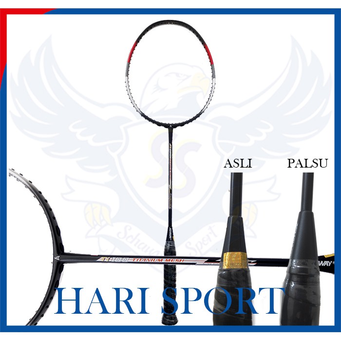 Raket Badminton Ashaway Ti100 Titanium Mesh Original - Ashaway Ti 100