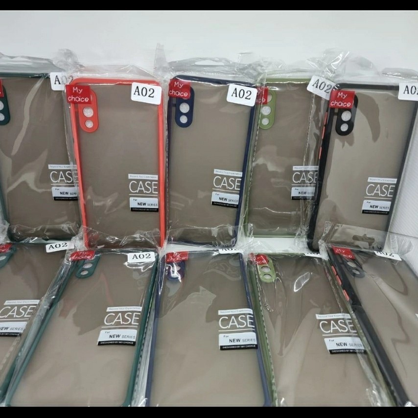 Samsung Galaxy A02 M02 Case Dove Matte Mychoice Slim Fuze Macaron