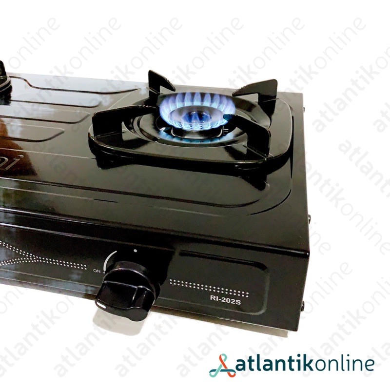 Kompor gas 2 tungku sun burner ceflon RINNAI RI-202S RI202S