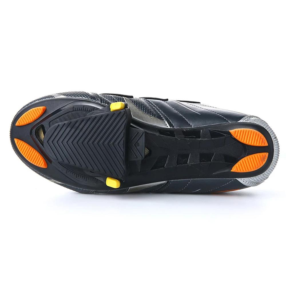 Lanfy Bike Pedal Cleats Sepatu Berkendara Pedal Sepeda Part Cycling Quick Release Karet Hitam SPD-SL Cleats